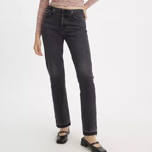 Levi’s 501 mini waist black jeans size 30 x 31.